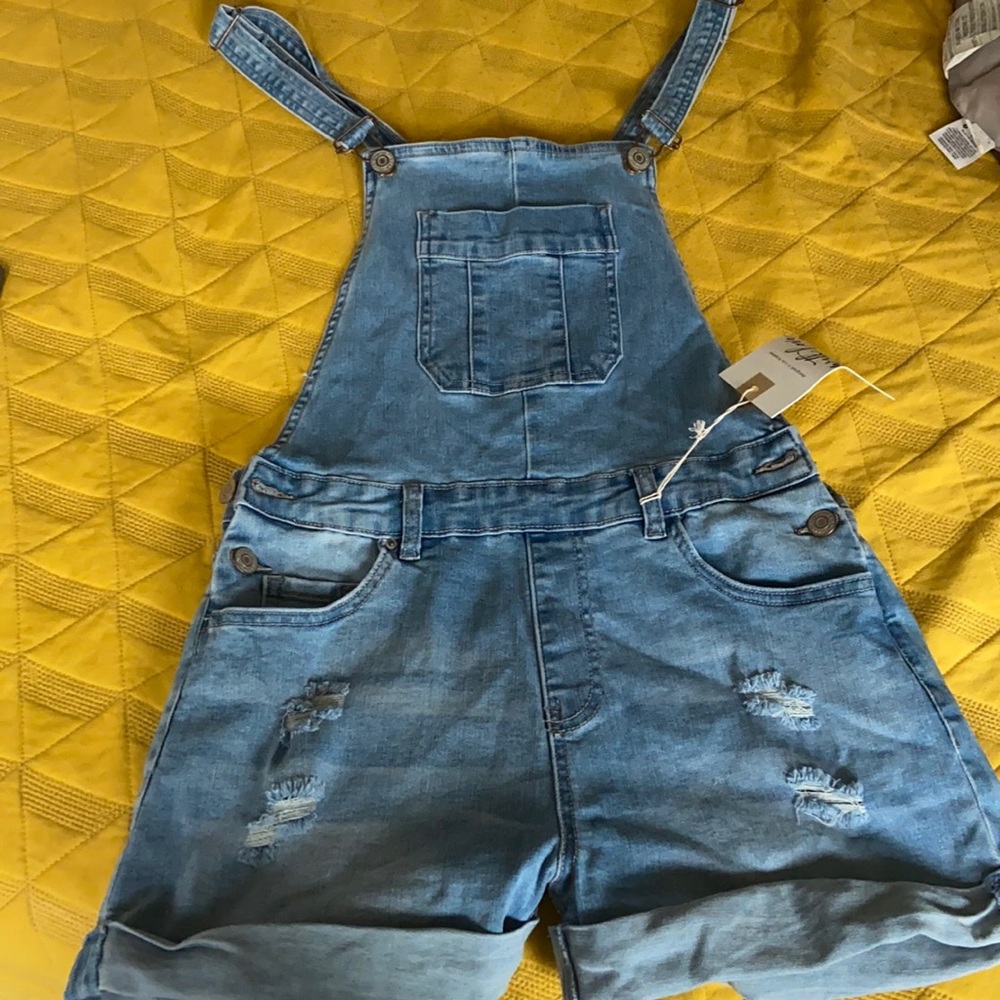 Fashions Nova denim overalls